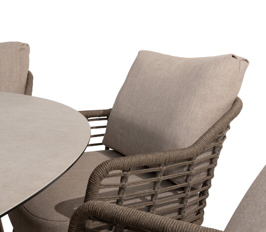 Taste 4SO Puglia low dining tuinstoel latte Taste 4SO Taste 4SO Puglia low dining tuinstoel latte Taste 4SO