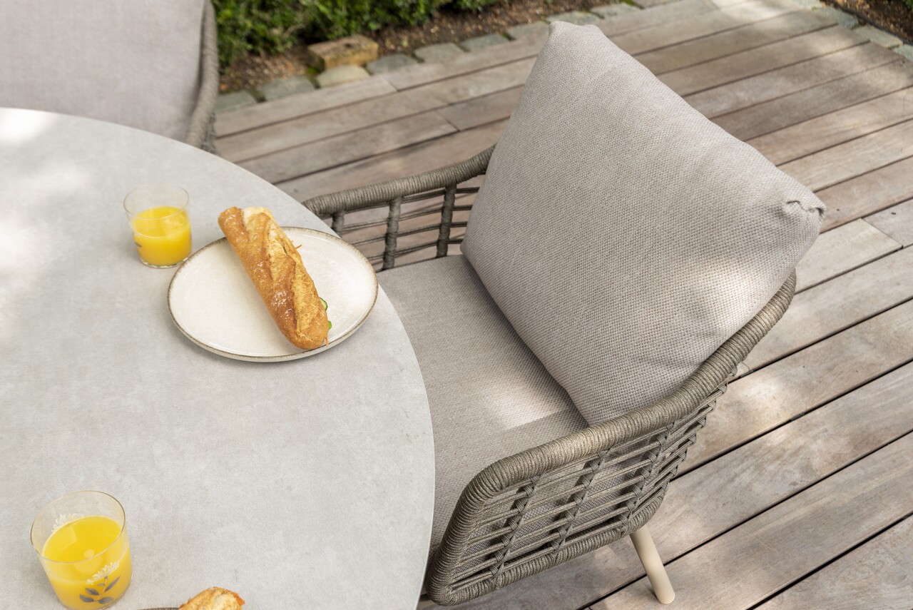 Taste 4SO Puglia low dining tuinstoel latte Taste 4SO Taste 4SO Puglia low dining tuinstoel latte Taste 4SO