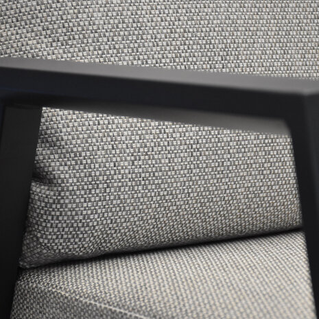 AVH-Collectie Barolo hoek dining loungeset 4 delig aluminium verstelbare tafel antraciet AVH-Collectie Barolo hoek dining loungeset 4 delig aluminium verstelbare tafel antraciet