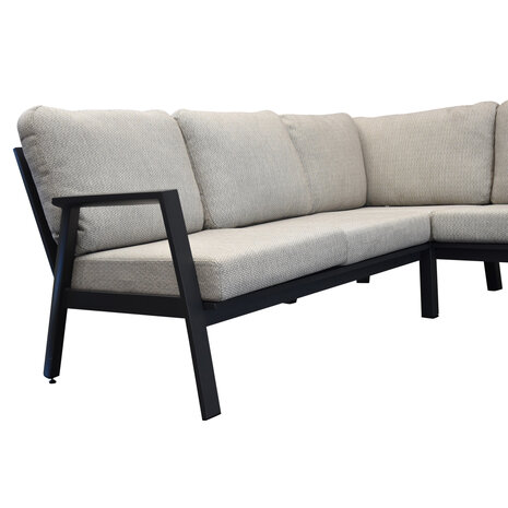 AVH-Collectie Barolo hoek loungeset 3-delig aluminium antraciet AVH-Collectie Barolo hoek loungeset 3-delig aluminium antraciet