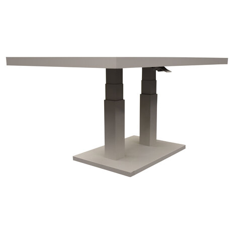 AVH-Collectie Pacific lounge-diningtafel 140x85xH49-72 cm in hoogte verstelbaar aluminium latte ceramic AVH-Collectie Pacific lounge-diningtafel 140x85xH49-72 cm in hoogte verstelbaar aluminium latte ceramic