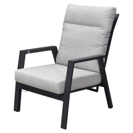 AVH-Collectie Barolo hoek dining loungeset 8 delig aluminium verstelbare tafel antraciet AVH-Collectie Barolo hoek dining loungeset 8 delig aluminium verstelbare tafel antraciet