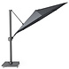 Platinum Challenger T1 parasol 350cm rond antraciet met 90kg voet en hoes Platinum Challenger T1 parasol 350cm rond antraciet met 90kg voet en hoes