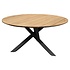 San Jose dining tuintafel 150xH74 cm rond teak blad San Jose dining tuintafel 150xH74 cm rond teak blad