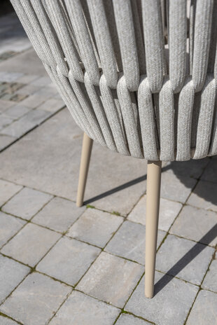 Taste 4SO Eva dining tuinstoel latte rope Taste 4SO set van 4 Taste 4SO Eva dining tuinstoel latte rope Taste 4SO set van 4