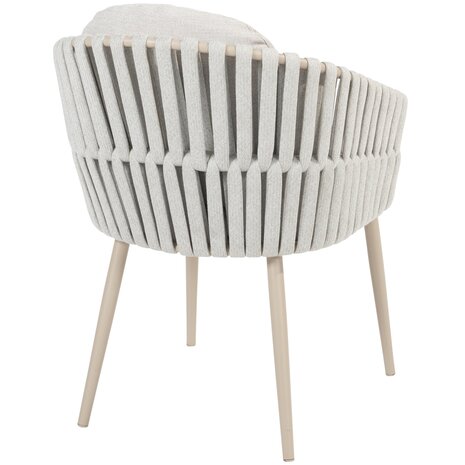 Taste 4SO Eva dining tuinstoel latte rope Taste 4SO set van 6 Taste 4SO Eva dining tuinstoel latte rope Taste 4SO set van 6