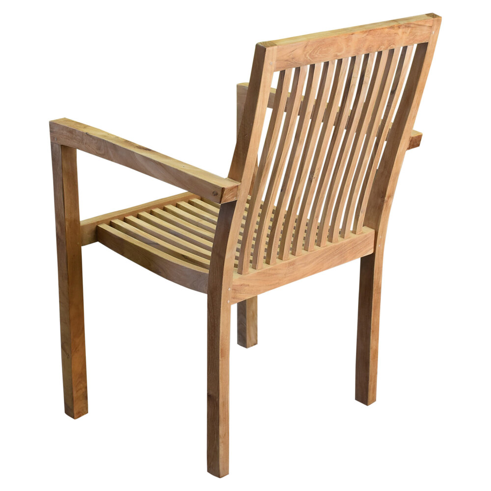 AVH-Collectie Montana dining tuinstoel teak set van 4 AVH-Collectie Montana dining tuinstoel teak set van 4