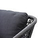AVH-Collectie Eagle dining tuinstoel grijs wicker set van 4 AVH-Collectie Eagle dining tuinstoel grijs wicker set van 4
