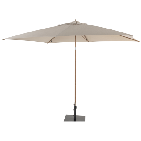 4 Seasons Outdoor Azzurro stokparasol 200x300 cm houtlook frame sand 4 Seasons Outdoor