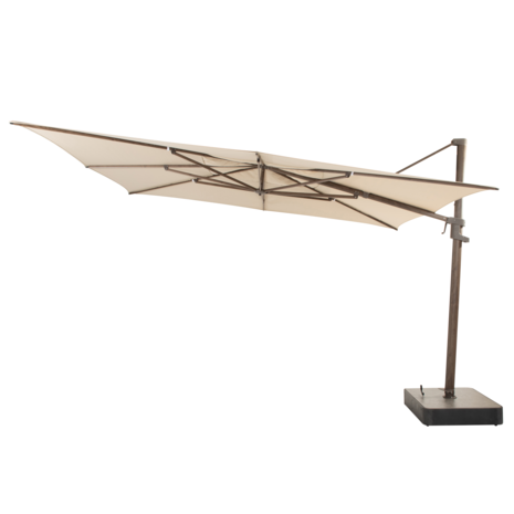 4 Seasons Outdoor Finca zweefparasol 400x300 cm wenge frame beach 4 Seasons Outdoor