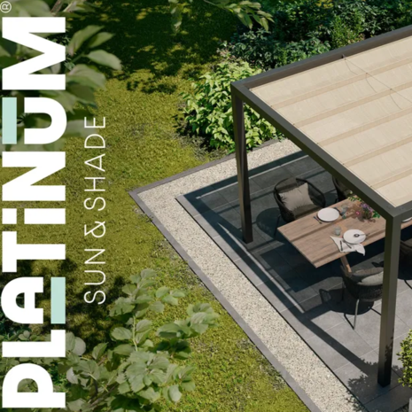 Platinum Platinum Sun & Shade Coolfit harmonica schaduwdoek B290xL300cm Greige Platinum Platinum Sun & Shade Coolfit harmonica schaduwdoek B290xL300cm Greige