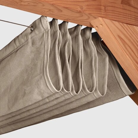Platinum Platinum Sun & Shade Coolfit harmonica schaduwdoek B200xL400cm Greige Platinum Platinum Sun & Shade Coolfit harmonica schaduwdoek B200xL400cm Greige