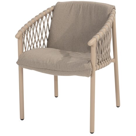 4 Seasons Outdoor Prado Allora dining tuinset 160 cm rond 7 delig latte teak 4 Seasons Outdoor