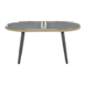 Franklin lounge tuintafel 90x50xH42 cm antraciet - lichtbruin Franklin lounge tuintafel 90x50xH42 cm antraciet - lichtbruin