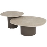 4 Seasons Outdoor Sofie lounge tuintafels set van 2 keramisch blad 4 Seasons Outdoor 4 Seasons Outdoor Sofie lounge tuintafels set van 2 keramisch blad 4 Seasons Outdoor