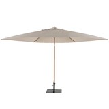 4 Seasons Outdoor Azzurro stokparasol 300 cmØ woodlook frame zand 4 Seasons Outdoor