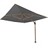 Hacienda zweefparasol 300x400 cm houtlook frame charcoal 4 Seasons Outdoor