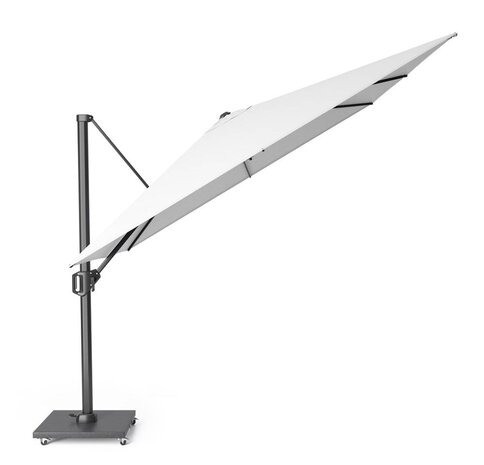 Platinum Challenger T1 zweefparasol 300x300 cm wit met parasolvoet 90kg en hoes Platinum Challenger T1 zweefparasol 300x300 cm wit met parasolvoet 90kg en hoes
