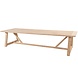 Taste 4SO Noah low dining tuintafel 300x100xH69 cm geborsteld teak 4 Seasons Outdoor