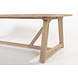 Taste 4SO Noah low dining tuintafel 300x100xH69 cm geborsteld teak 4 Seasons Outdoor