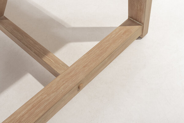 Taste 4SO Noah low dining tuintafel 300x100xH69 cm geborsteld teak 4 Seasons Outdoor