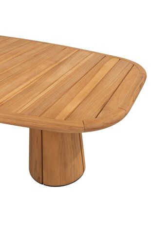 Taste 4SO Capri barrel low dining tuintafel 240x110xH69 cm naturel teak 4 Seasons Outdoor Taste 4SO Capri barrel low dining tuintafel 240x110xH69 cm naturel teak 4 Seasons Outdoor