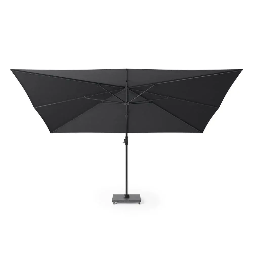 Platinum Challenger T1 premium zweefparasol 400x300 cm faded black met 120KG voet en hoes Platinum Challenger T1 premium zweefparasol 400x300 cm faded black met 120KG voet en hoes