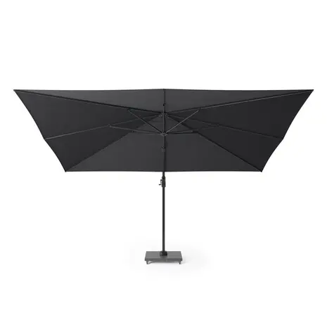 Platinum Challenger T1 premium zweefparasol 400x300 cm faded black met 120KG voet en hoes Platinum Challenger T1 premium zweefparasol 400x300 cm faded black met 120KG voet en hoes