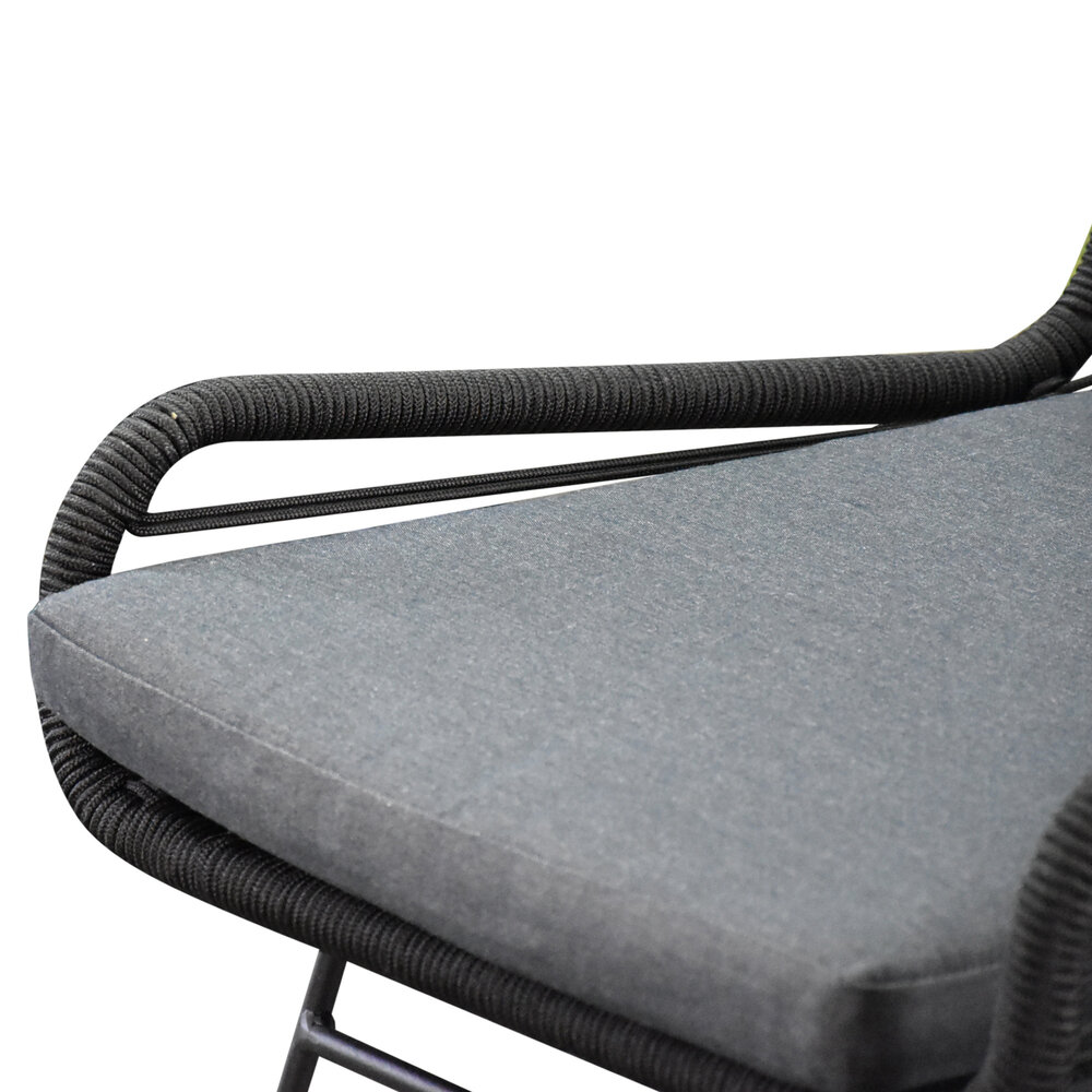 AVH-Collectie Zenia dining tuinstoel rope zwart set van 6 AVH-Collectie Zenia dining tuinstoel rope zwart set van 6