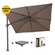Platinum Challenger T2 premium zweefparasol 300x300 cm havanna met 90 KG voet en hoes Platinum Challenger T2 premium zweefparasol 300x300 cm havanna met 90 KG voet en hoes