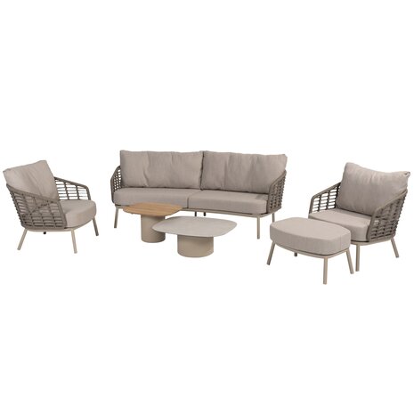 Taste 4SO Puglia stoel bank loungeset 6 delig organic latte Taste 4SO Taste 4SO Puglia stoel bank loungeset 6 delig organic latte Taste 4SO