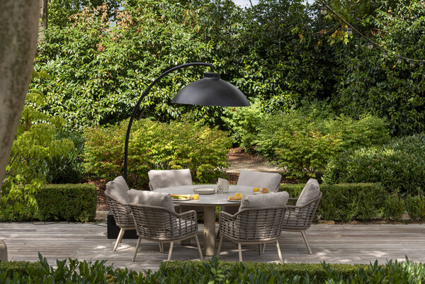 Taste 4SO Puglia Donato low dining tuinset 160xH69 cm 7 delig keramiek latte Taste 4SO Taste 4SO Puglia Donato low dining tuinset 160xH69 cm 7 delig keramiek latte Taste 4SO