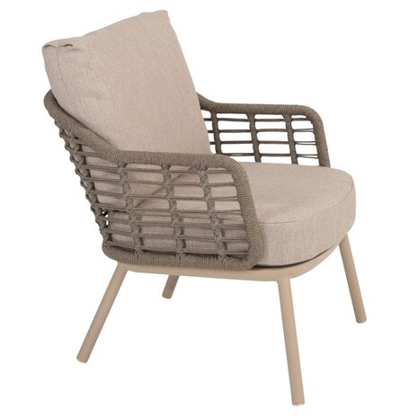 Taste 4SO Puglia Saba low dining tuinset 160ØxH69 cm 7 delig latte Taste 4SO