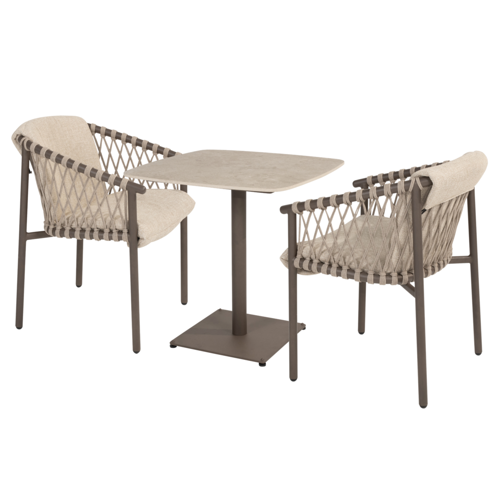 4 Seasons Outdoor Vermont Allora dining set 75x75xH75 cm 3 delig keramisch terre 4 Seasons Outdoor 4 Seasons Outdoor Vermont Allora dining set 75x75xH75 cm 3 delig keramisch terre 4 Seasons Outdoor