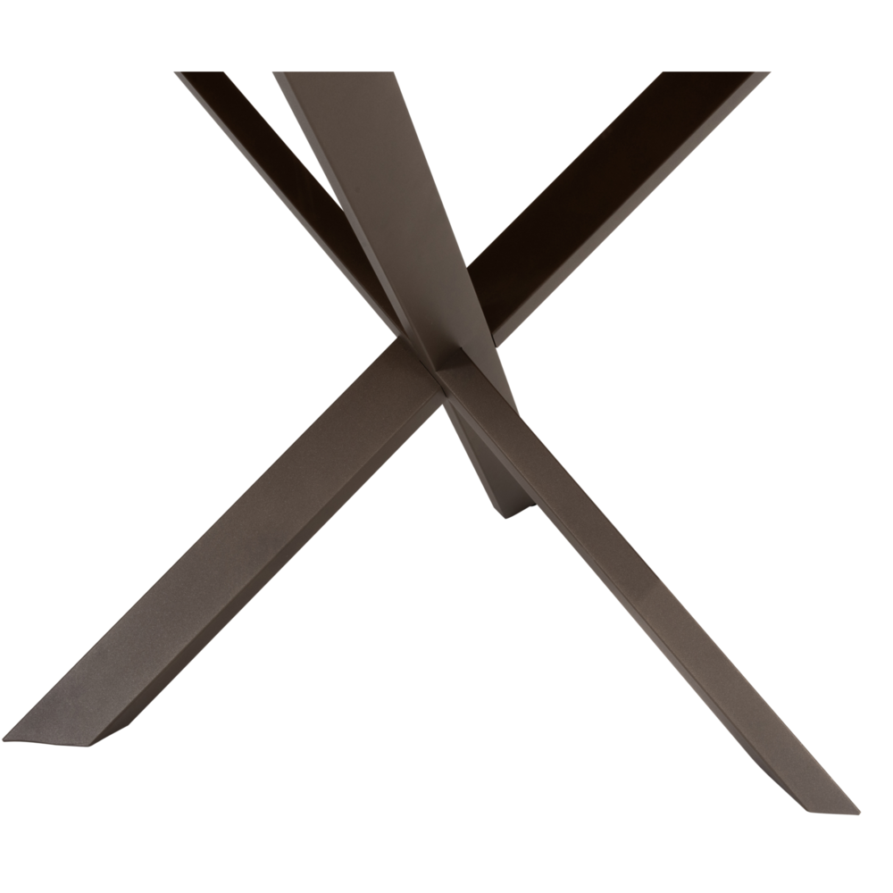 4 Seasons Outdoor Prado Allora dining tuinset 160 cm rond 7 delig latte terre 4 Seasons Outdoor