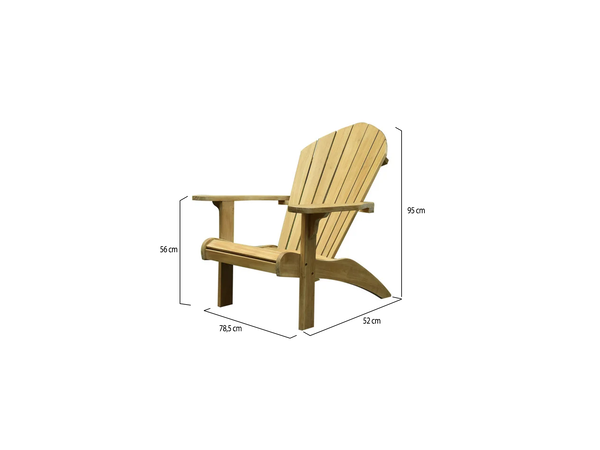 AVH-Collectie Canadian bear chair teak AVH-Collectie Canadian bear chair teak