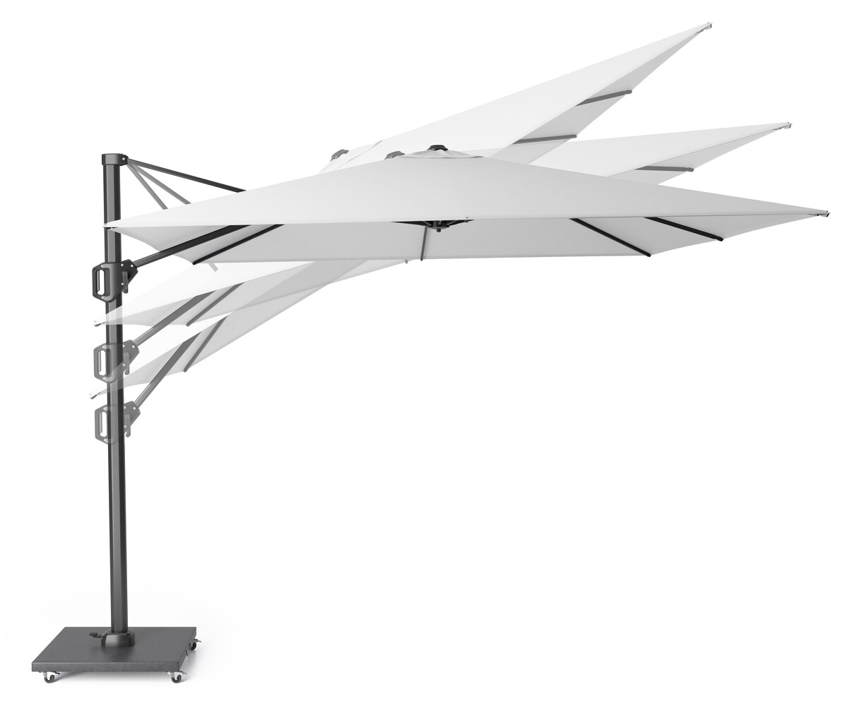 Platinum Challenger T1 premium parasol 400x300 cm teak champagne Platinum Challenger T1 premium parasol 400x300 cm teak champagne