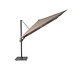 Platinum Challenger T2 glow premium parasol 300x300 cm antraciet havanna Platinum Challenger T2 glow premium parasol 300x300 cm antraciet havanna