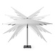 Platinum Challenger T2 premium parasol 300x300 cm sandstone champagne Platinum Challenger T2 premium parasol 300x300 cm sandstone champagne