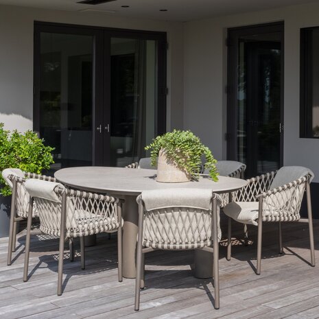 4 Seasons Outdoor Allora dining tuinstoel terre 4 Seasons Outdoor set van 4 4 Seasons Outdoor Allora dining tuinstoel terre 4 Seasons Outdoor set van 4