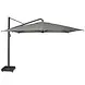 Platinum Icon premium zweefparasol 400x300 cm manhattan met 150 KG voet en hoes