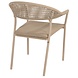 4 Seasons Outdoor Sienna stapelbare dining tuinstoel rope venao latte Taste 4SO set van 4 4 Seasons Outdoor Sienna stapelbare dining tuinstoel rope venao latte Taste 4SO set van 4