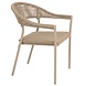 4 Seasons Outdoor Sienna stapelbare dining tuinstoel rope venao latte Taste 4SO set van 4 4 Seasons Outdoor Sienna stapelbare dining tuinstoel rope venao latte Taste 4SO set van 4