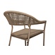4 Seasons Outdoor Sienna stapelbare dining tuinstoel rope venao latte Taste 4SO set van 6