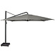 Platinum Icon premium zweefparasol 350x350 cm manhattan met 150 KG voet en hoes
