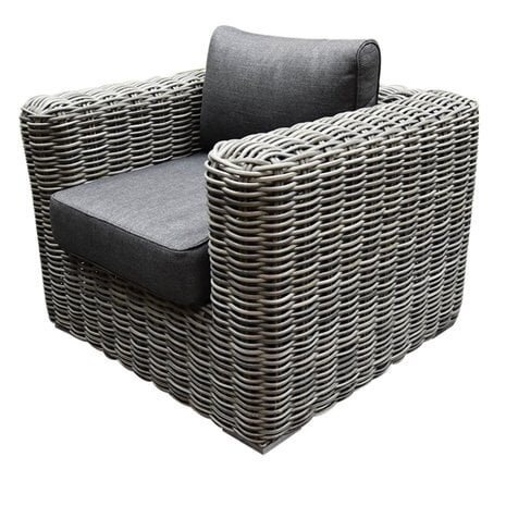 AVH-Collectie Cervo hoek loungeset 6-delig grijs wicker AVH-Collectie Cervo hoek loungeset 6-delig grijs wicker