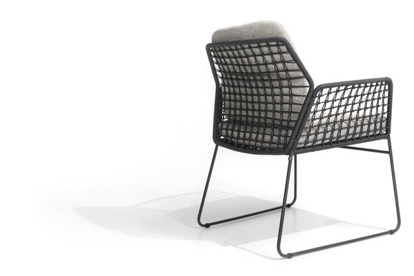 Taste 4SO Rhodos dining tuinstoel antraciet Taste 4SO set van 6 Taste 4SO Rhodos dining tuinstoel antraciet Taste 4SO set van 6