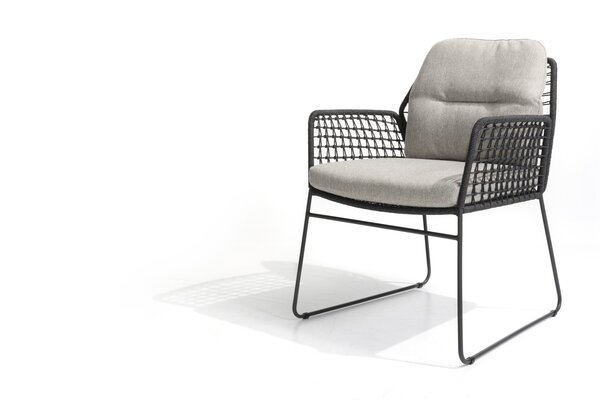 Taste 4SO Rhodos dining tuinstoel antraciet Taste 4SO set van 6 Taste 4SO Rhodos dining tuinstoel antraciet Taste 4SO set van 6