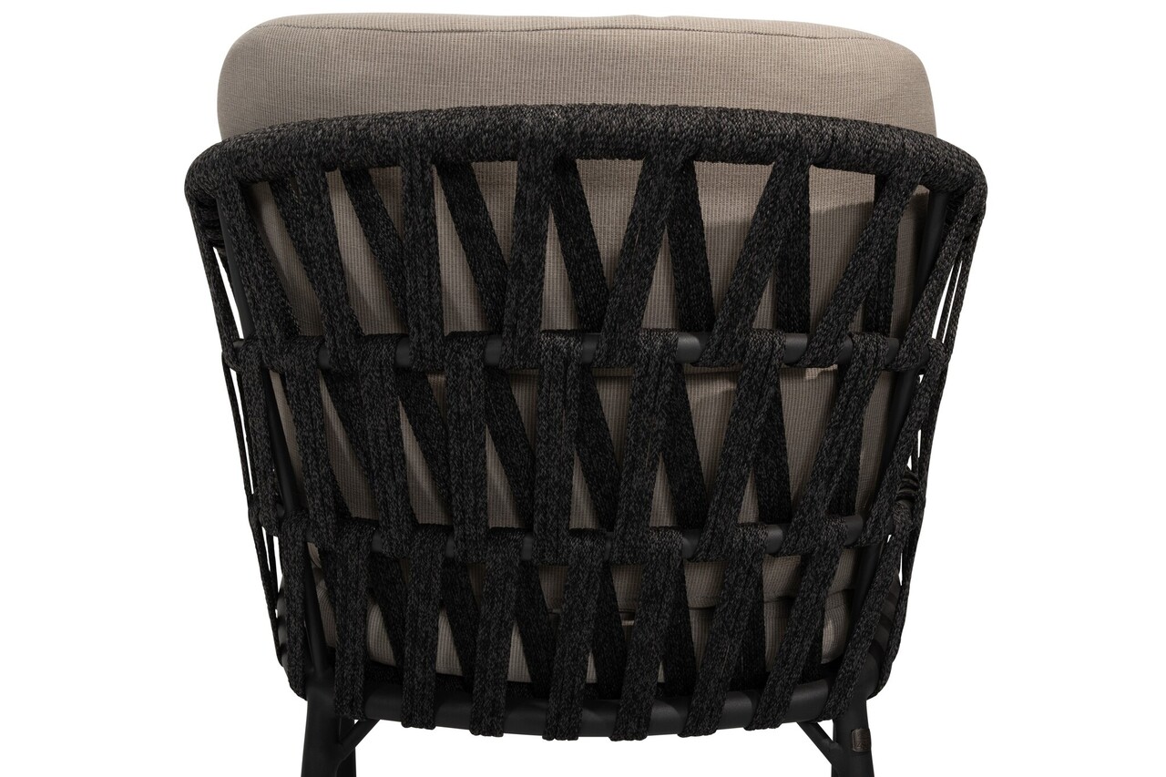 Taste 4SO Albareto dining tuinstoel antraciet rope Taste 4SO set van 4 Taste 4SO Albareto dining tuinstoel antraciet rope Taste 4SO set van 4