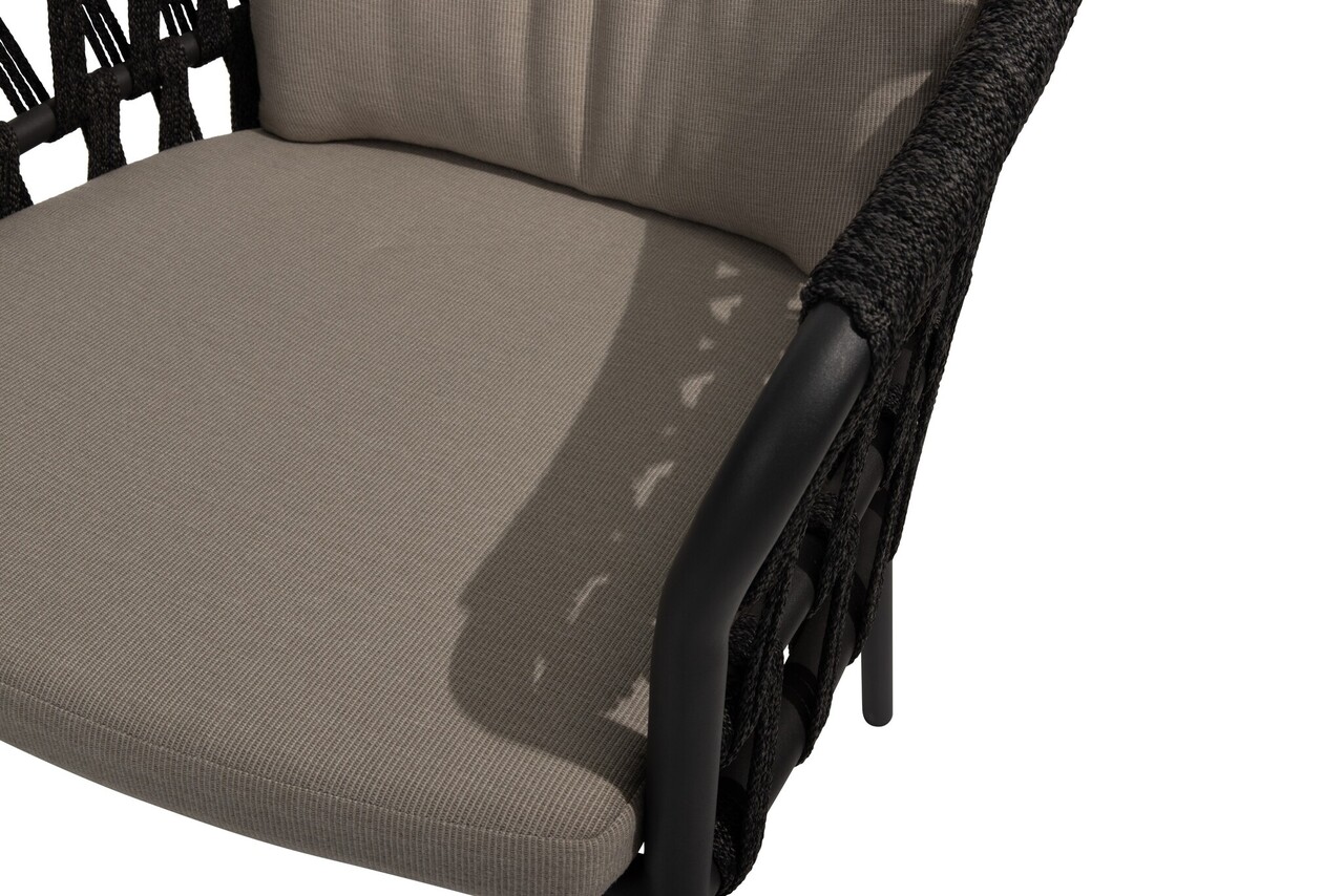 Taste 4SO Albareto dining tuinstoel antraciet rope Taste 4SO set van 4 Taste 4SO Albareto dining tuinstoel antraciet rope Taste 4SO set van 4